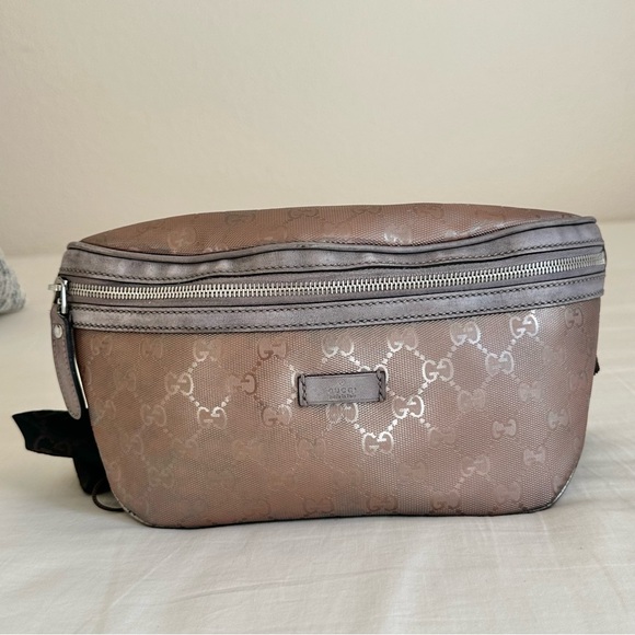 GUCCI GUCCISIMA IMPRIME MONOGRAM CANVAS BELT BAG FANNY PACK BUMBAG WAIST BAG - Picture 4 of 13